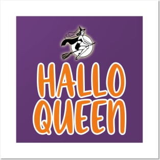 Halloween Hallo Queen Witch Costume Posters and Art